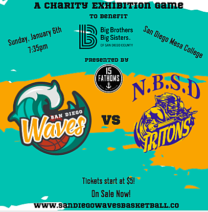 CHARITY EXHIBITION GAME! San Diego Waves vs Naval Base San Diego Tritons (1/6) image