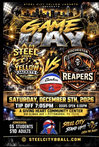 Steel City Yellow Jackets vs Rochester Reapers!🐝 poster
