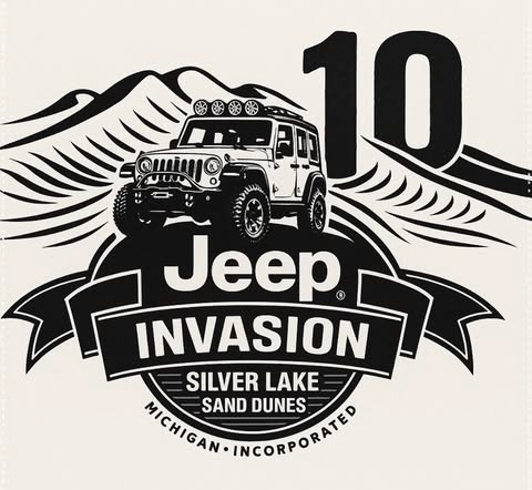 Silver Lake Sand Dunes Jeep Invasion 2026 poster
