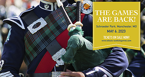 2023 St Louis Scottish Games & Cultural Festival poster