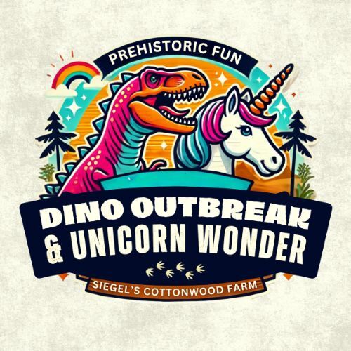 Dino Outbreak & Unicorn Wonder on the Farm 2025 poster