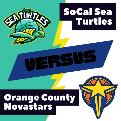 SoCal Sea Turtles vs Orange County Novastars poster