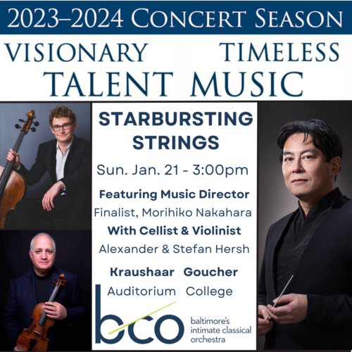 BCO: Starbursting Strings poster