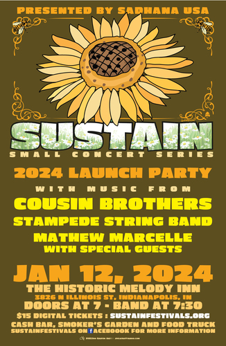 Sustain Concert Series - Jan 12th 2024 poster