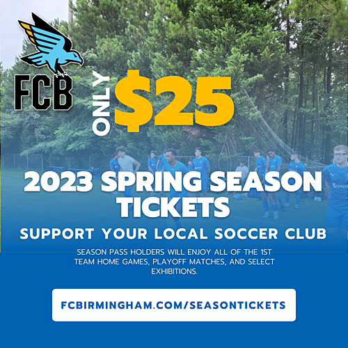 FC Birmingham 2023 Season Tickets poster