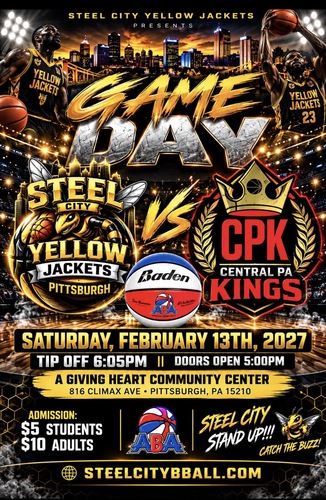 Steel City Yellow Jackets vs Central PA Kings!🐝 poster