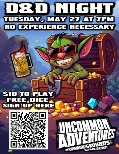 Uncommon Adventures at Common Grounds poster