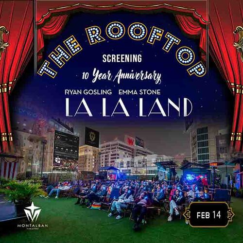 LA LA LAND : Hollywood Glam! Rooftop Cult Classic Screening  image