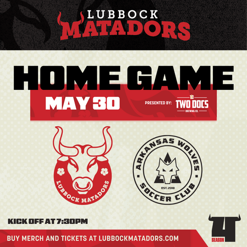 Lubbock Matadors VS Arkansas Wolves SC 2025 Regular Season poster