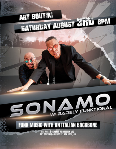 Sonamó and Barely Funktional poster