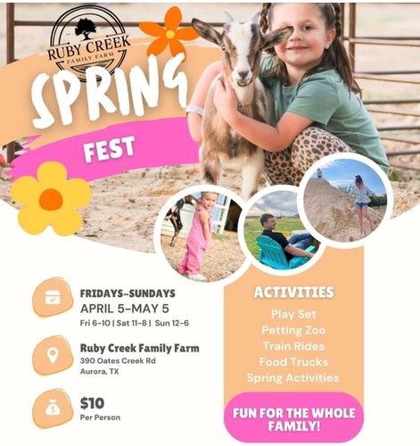 Ruby Creek SpringFest poster