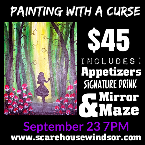 Painting with a Curse -  Bloody Alice poster