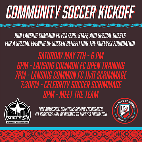 Lansing Common FC vs. Ann Arbor FC poster