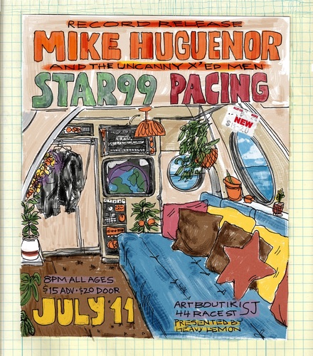 Heavy Lemon Presents - Mike Huguenor & the Uncanny X'ed Men w/ Star99, Pacing poster
