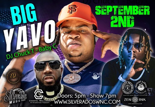 Catch Big Yavo Live at Silverados! poster