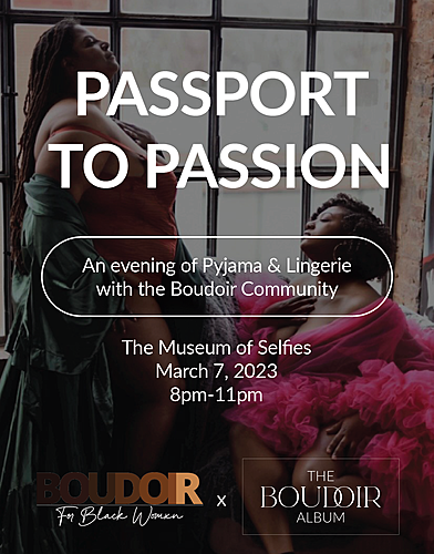 Passport to Passion - an evening of Pajama/Lingerie with the Boudoir Community poster