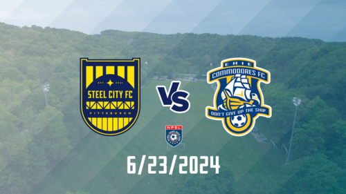 Steel City vs Erie Commandors NPSL poster