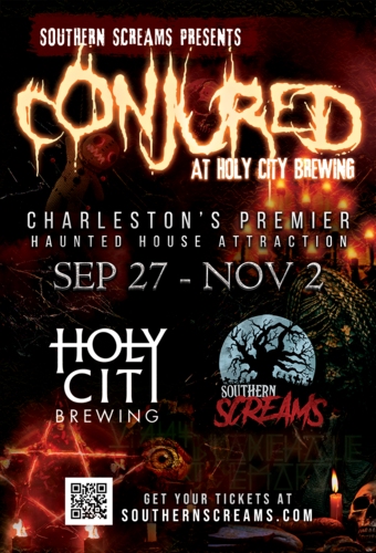 Southern Screams 2024: CONJURED at Holy City Brewing poster