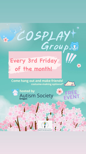 Autism Society: Cosplay poster