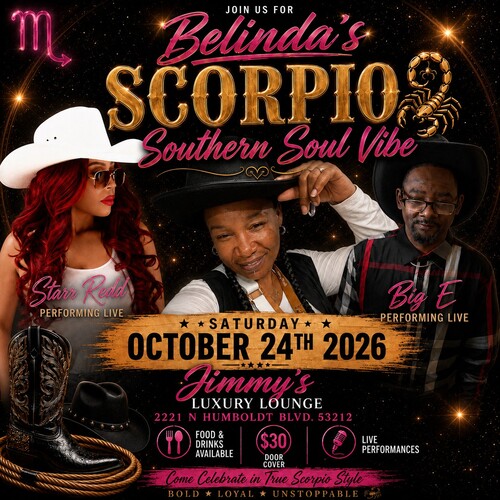 Belinda Scorpio Southern Soul Vibe poster