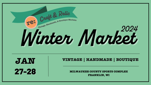 re:Craft and Relic WINTER MARKET  2024 poster
