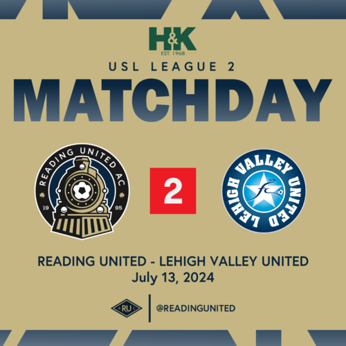 Men's Reading United AC  vs. Lehigh Valley United  poster