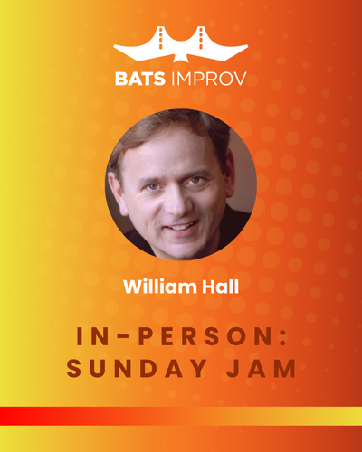 In-Person: Sunday Jam with William Hall - 4/6/25 poster