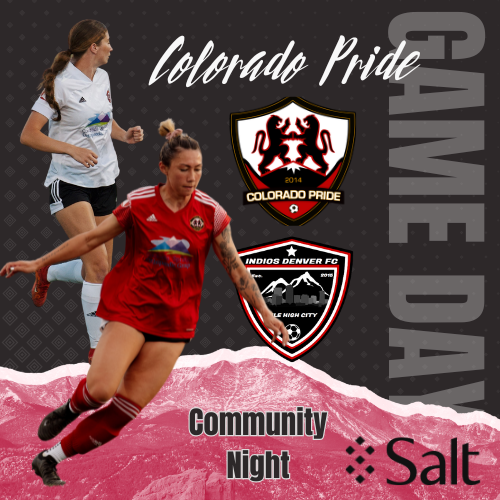 Colorado Pride vs. Indios Denver poster