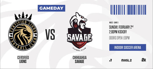 Certified Lions vs. Chihuahua Savage poster