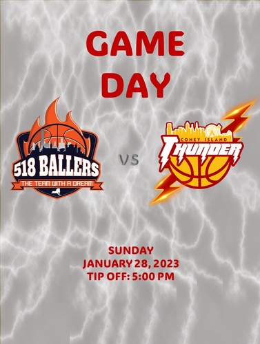Coney Island Thunder vs  518 Ballers poster