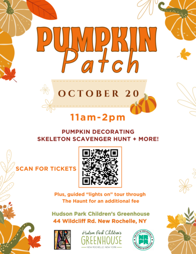 Pumpkin Patch at Hudson Park Children’s Greenhouse poster