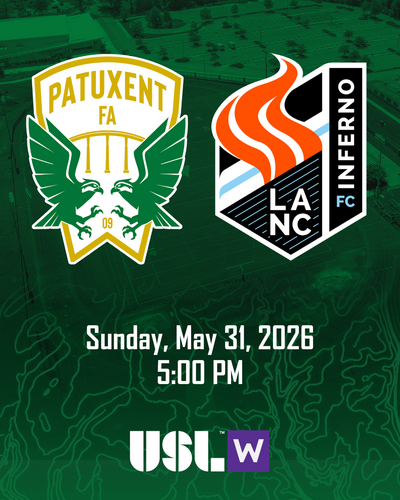 Patuxent FA vs Lancaster Inferno USL W poster