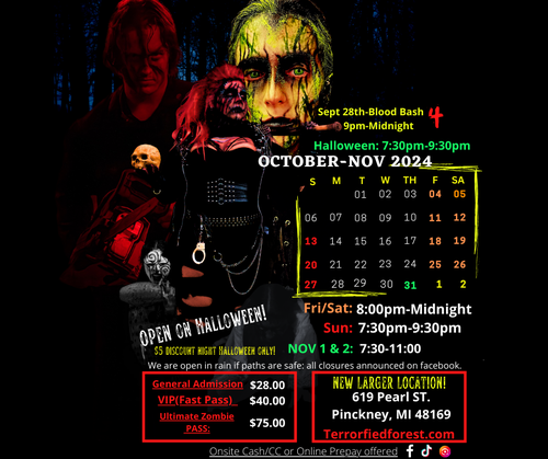 Terrorfied Forest Haunted Attraction  poster