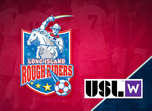 USLW Long Island Rough Riders vs. Manhattan Soccer Club poster