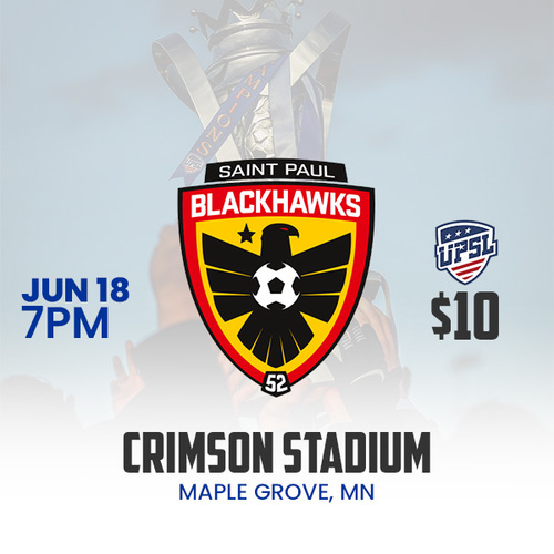 Ticket: June 18 vs Black Hawks SC poster