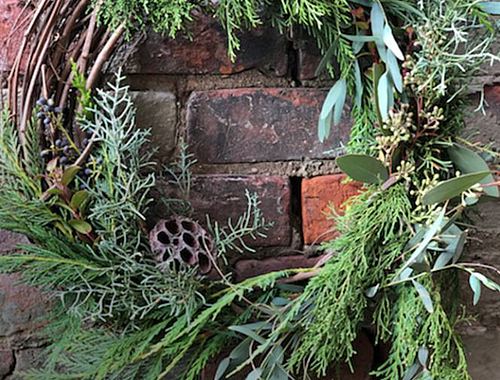 One Night One Craft: Holiday Wreathmaking poster