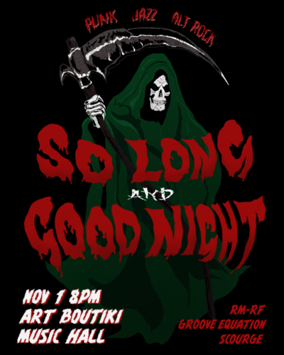 RM-RF, Scourge, Groove Equation poster