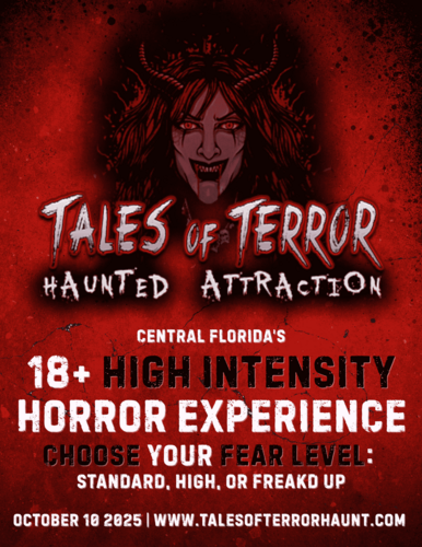 Tales of Terror : Central Florida's ONLY 18+ High Intensity Haunted Attraction poster