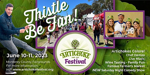 2023 Artichoke Festival poster
