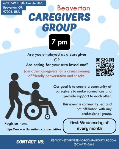 Caregivers Group poster