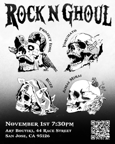 TICKETS AVAILABLE AT THE DOOR!  Rock N Ghoul - Post Halloween Night with Aimai Mirai, Büzz, Yoruhato and Project Idol poster