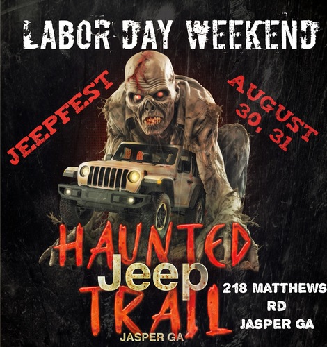 JEEPFEST HAUNTED JEEP TRAIL 2024 poster