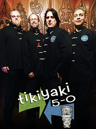 Tikiyaki 5-0 with Pollo del Mar live at Art Boutiki poster