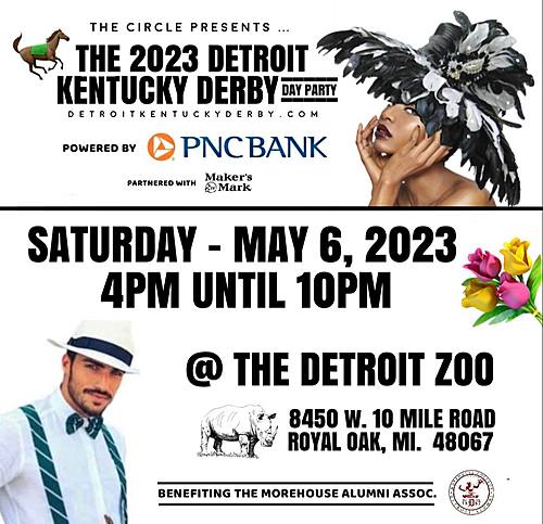 2023 Detroit Kentucky Derby Day Party poster