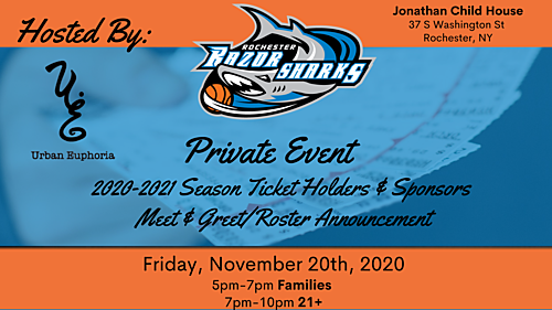 2020-2021 RazorSharks Season Tickets    poster
