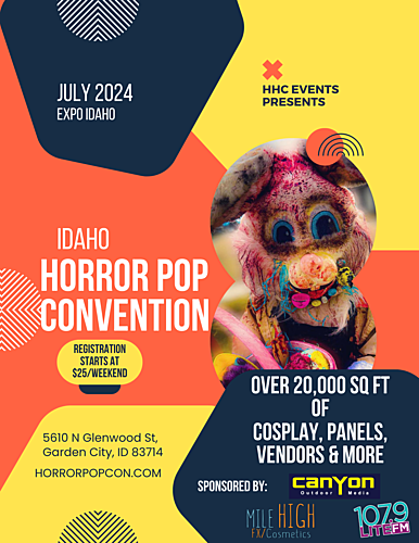 Idaho Horror POP Con 2024 poster