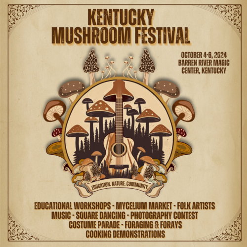 Kentucky Mushroom Festival 2024 poster