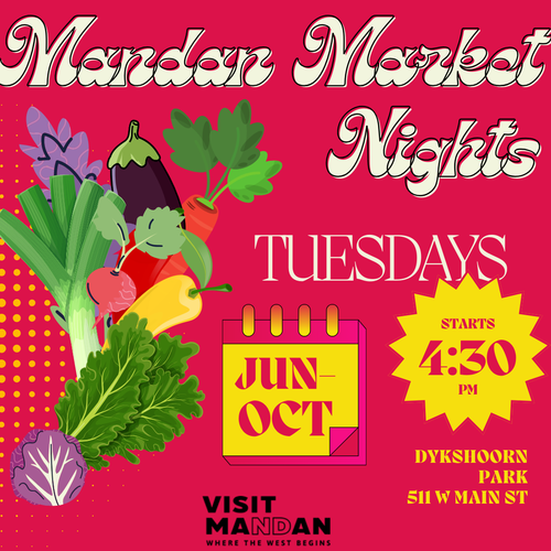 Mandan Market Nights poster