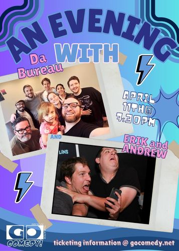 An Evening With Da Bureau & Erik and Andrew | Improv Comedy Show  poster