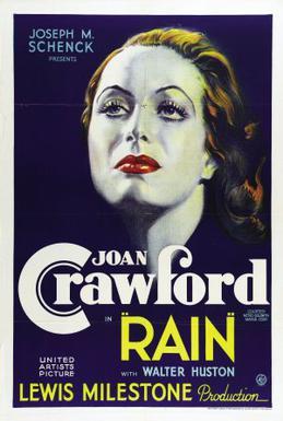 Joan Crawford in RAIN (1932) “Pre-Code” Hollywood Presentation  poster